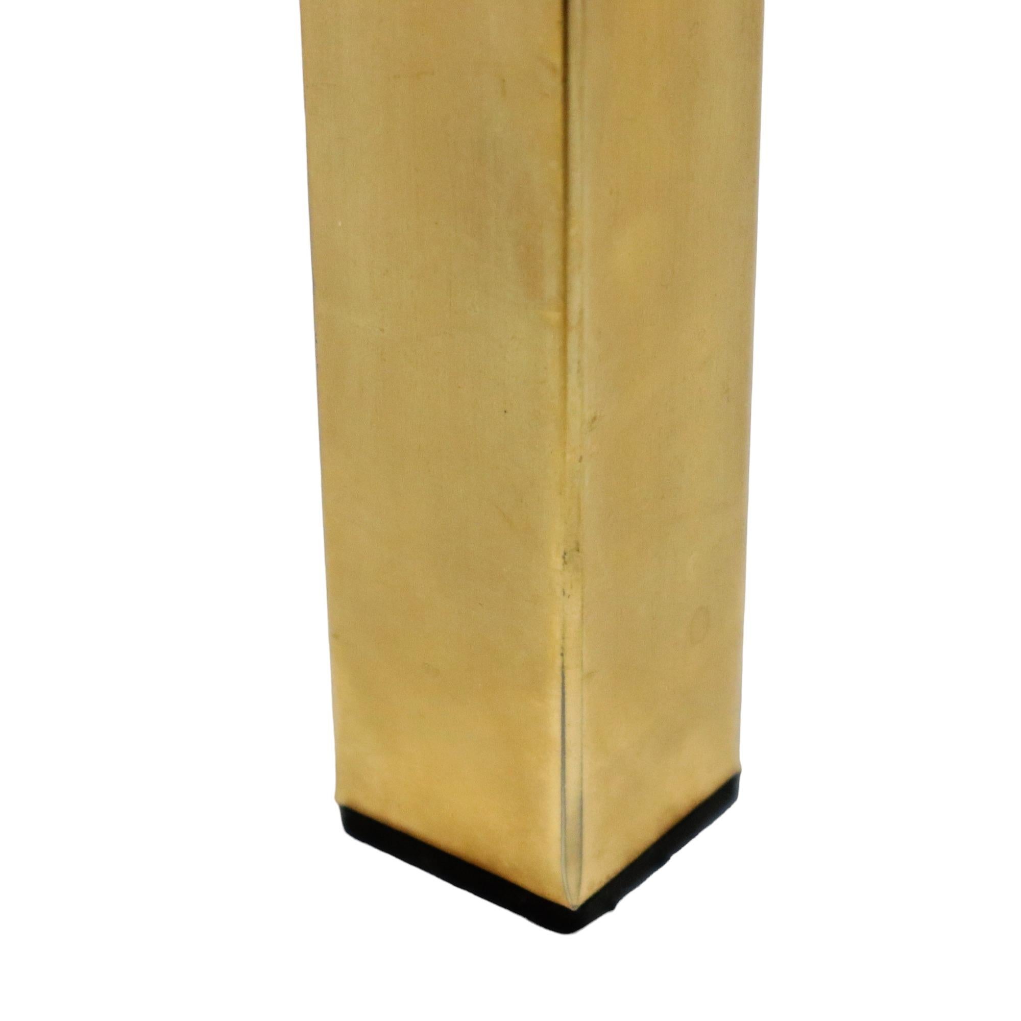 Table d'appoint Belgo Chrom Dewulf Table Plant Table en verre fumé doré 23 carats en vente 3
