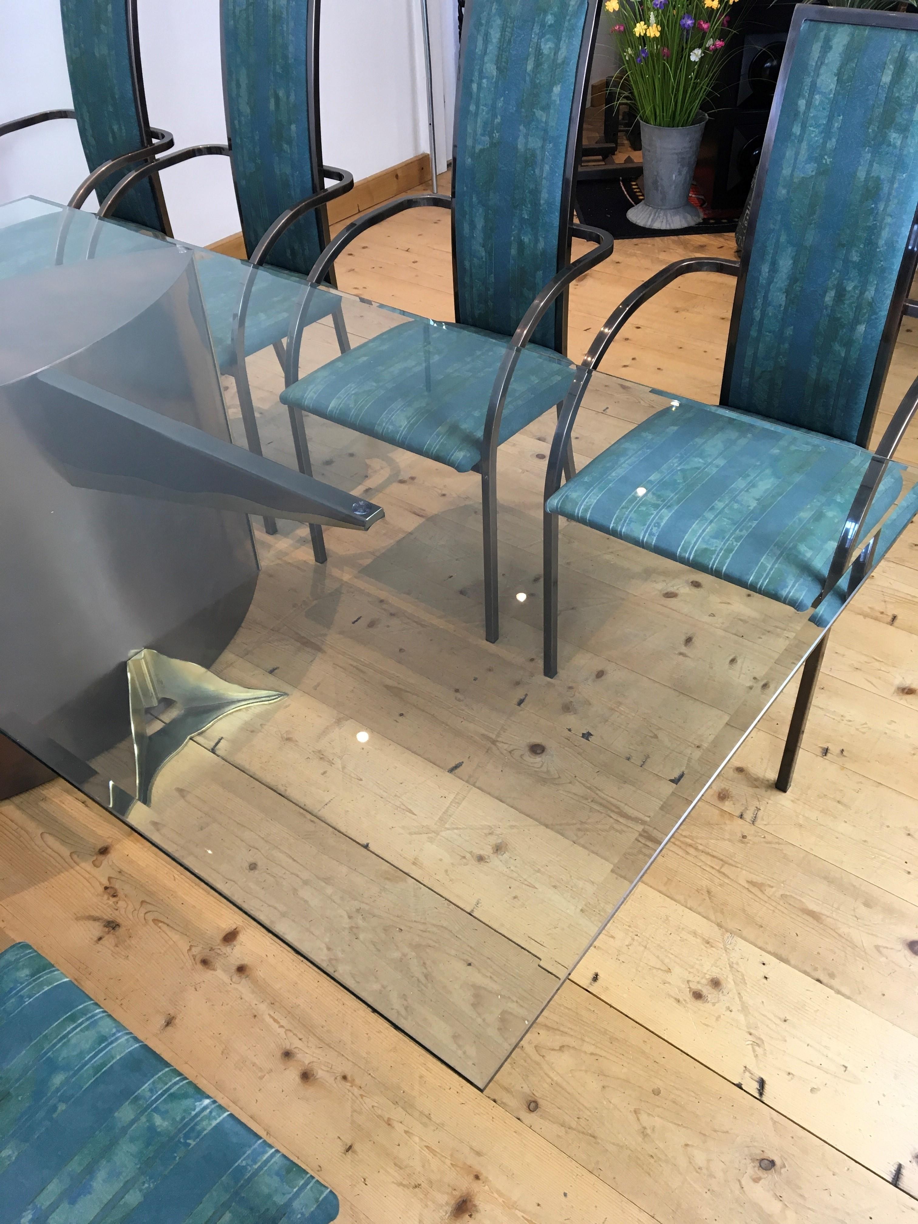 Belgo Chrome Dining Room Table Base In Good Condition For Sale In Antwerp, BE