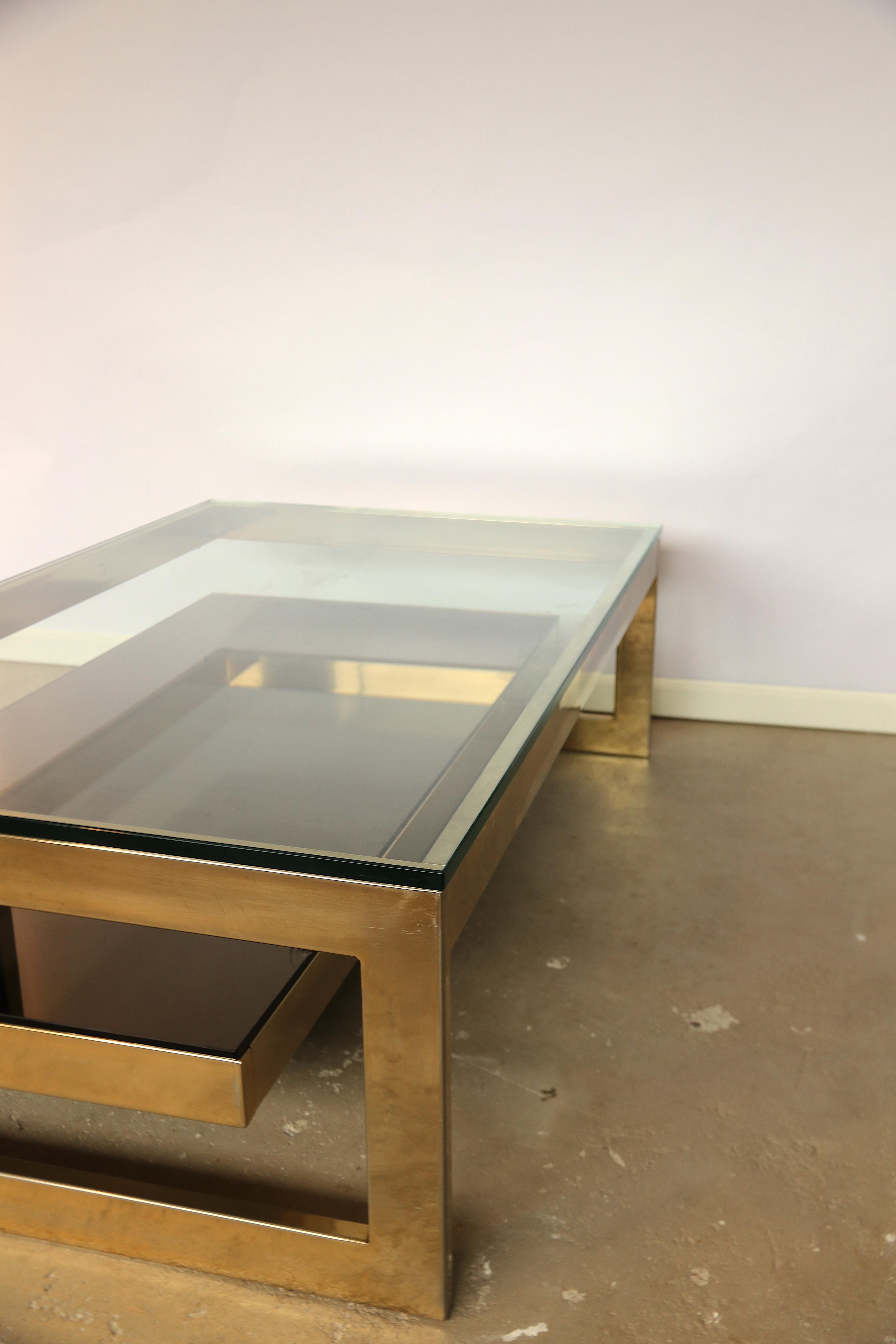 belgo chrome coffee table