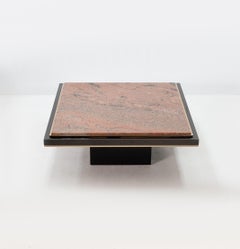 Belgo Chrome Marble Coffee Table, 1970s