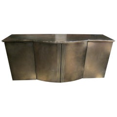 Belgo Chrome, Steel Midcentury Buffet, Belgium, 1960