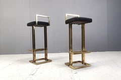 Belgochrom bar stools, set of 2, 1970s
