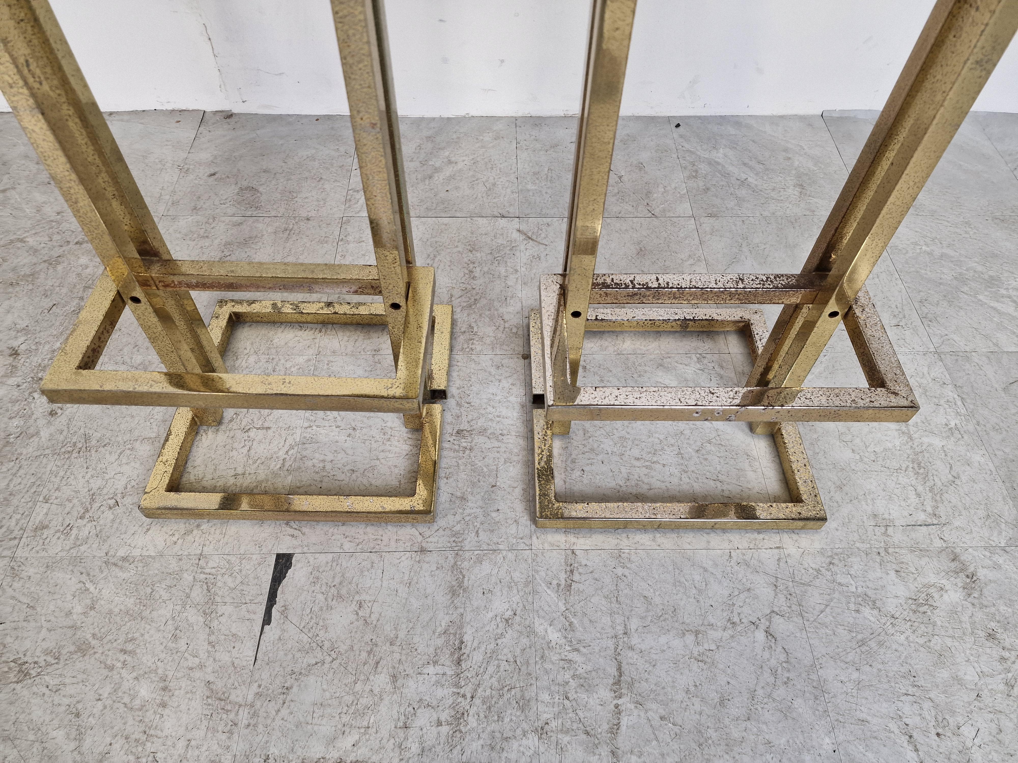 Belgochrom Bar Stools, Set of 2, 1970s In Good Condition In HEVERLEE, BE