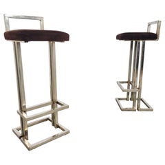 Belgochrom Bar Stools, Set of 2, 1970s