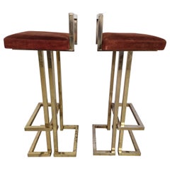 Belgochrom Bar Stools, Set of 2, 1970s