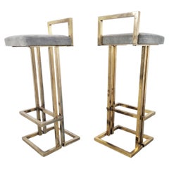 Tabourets de bar belges Belgochrom, lot de 2, 1970