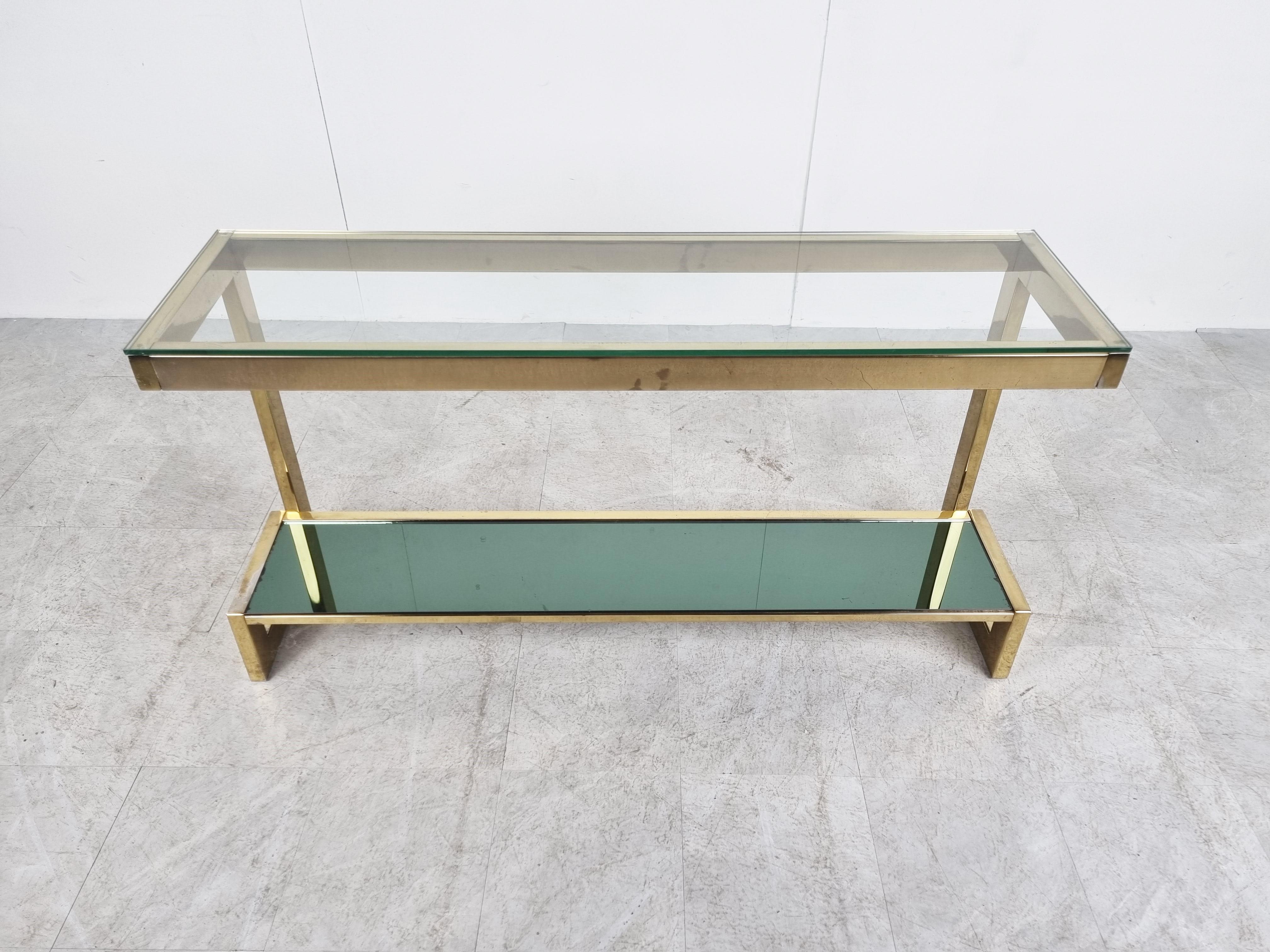 Hollywood Regency Table console Belgochrome, 1970 en vente