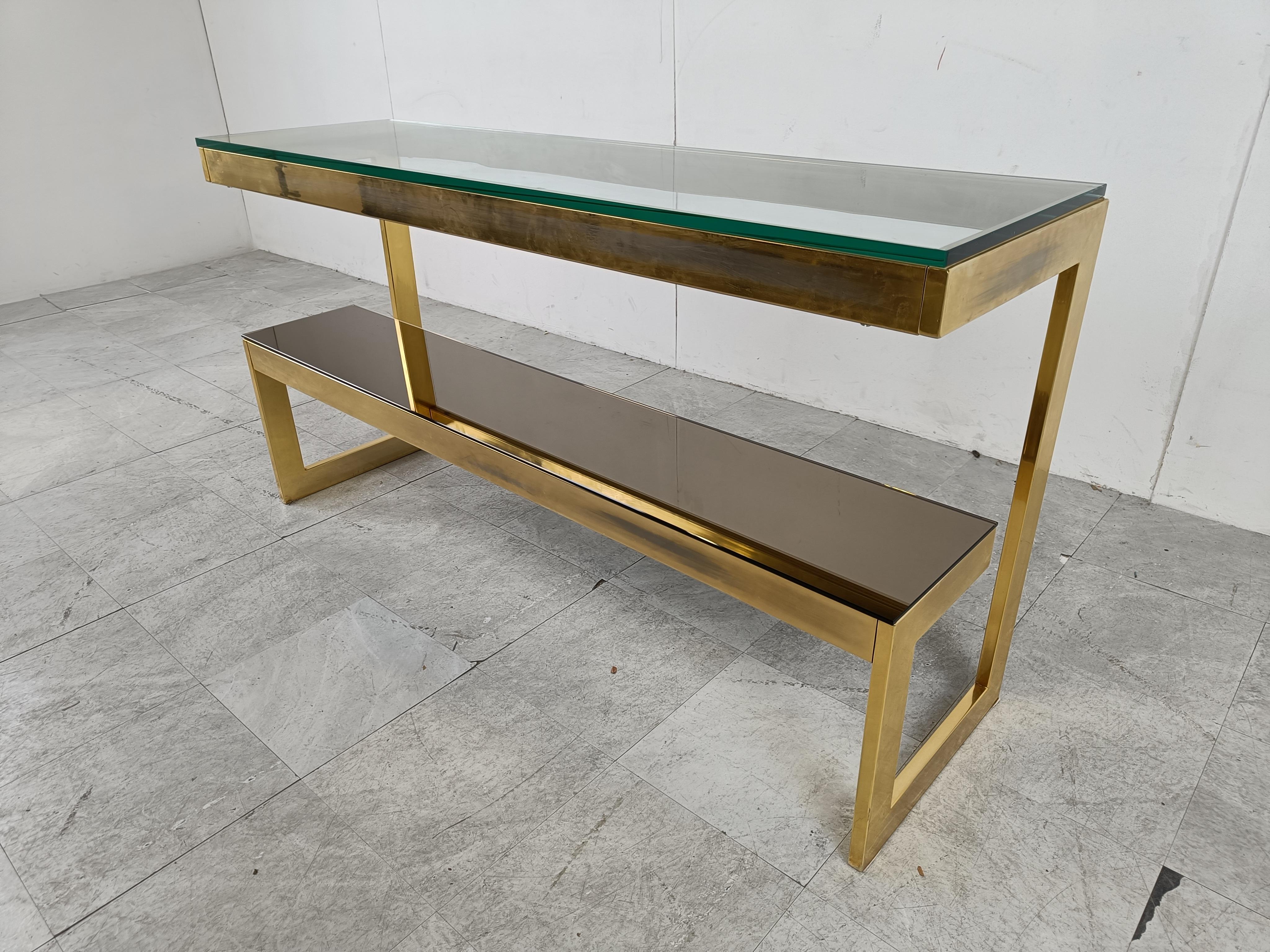 Late 20th Century Belgochrom Console Table, 1970s