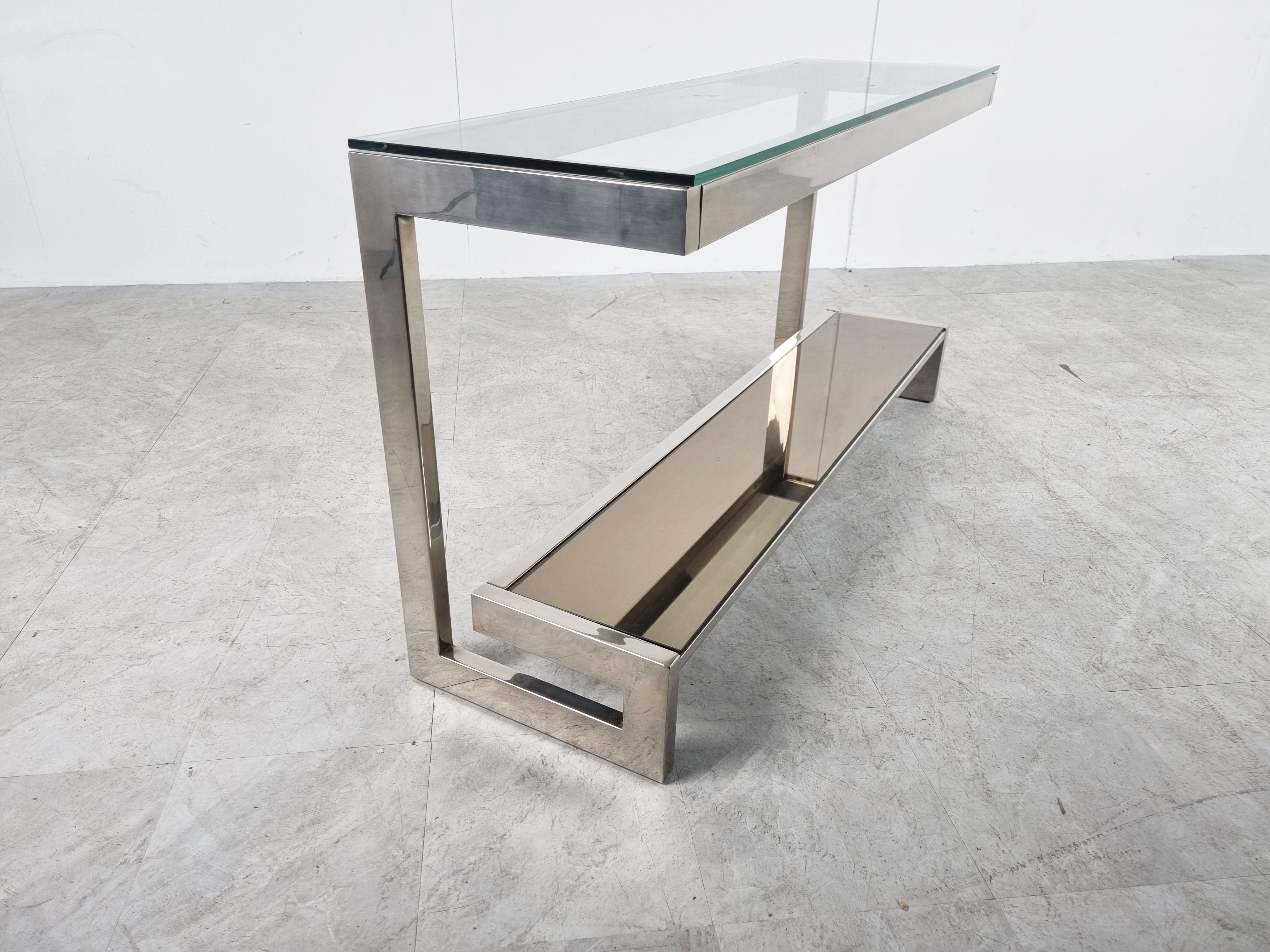 Belgochrom Console Table, 1970s 2