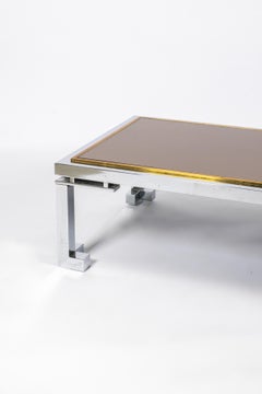 Table basse style Belgochrom de style Régence hollywoodienne