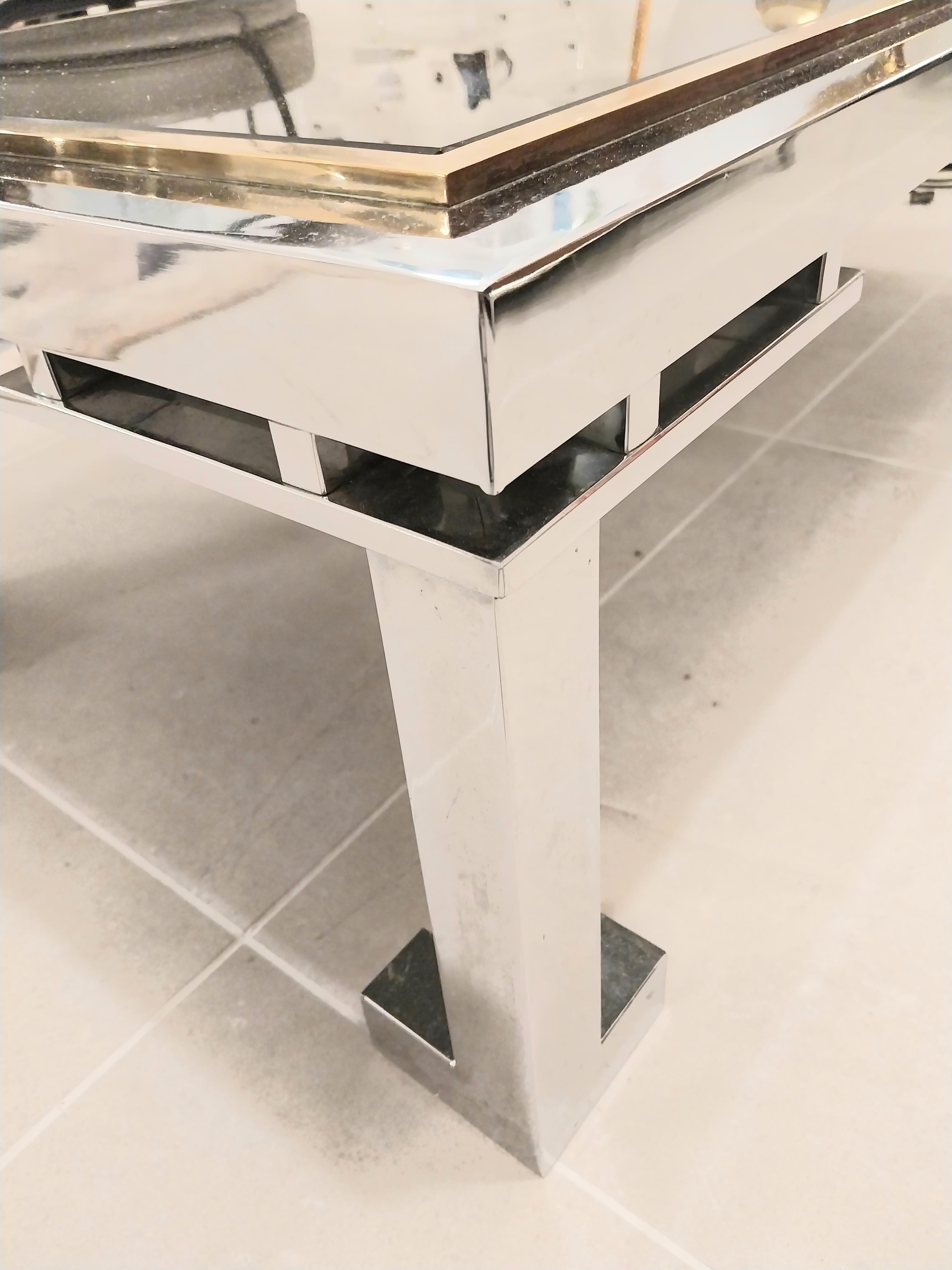 Soudé Table basse style Belgochrom de style Régence hollywoodienne en vente