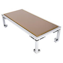 Belgochrom style Coffe table in Hollywood regency style
