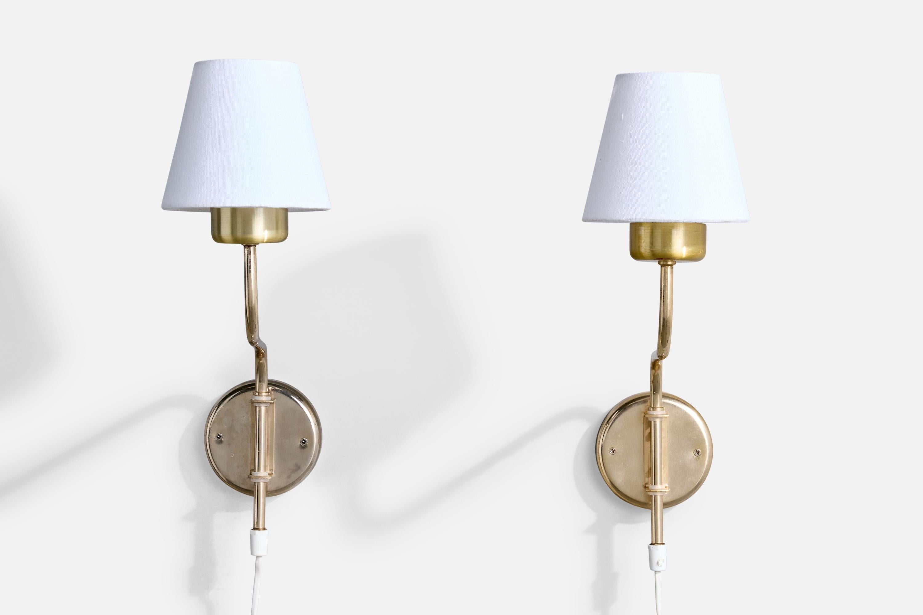 Mid-Century Modern Belid, Lights, laiton, Fabrice, Suède, 1970 en vente