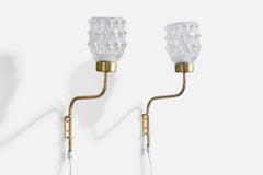 Belid, Applique, Ottone, Vetro, Svezia, anni '70