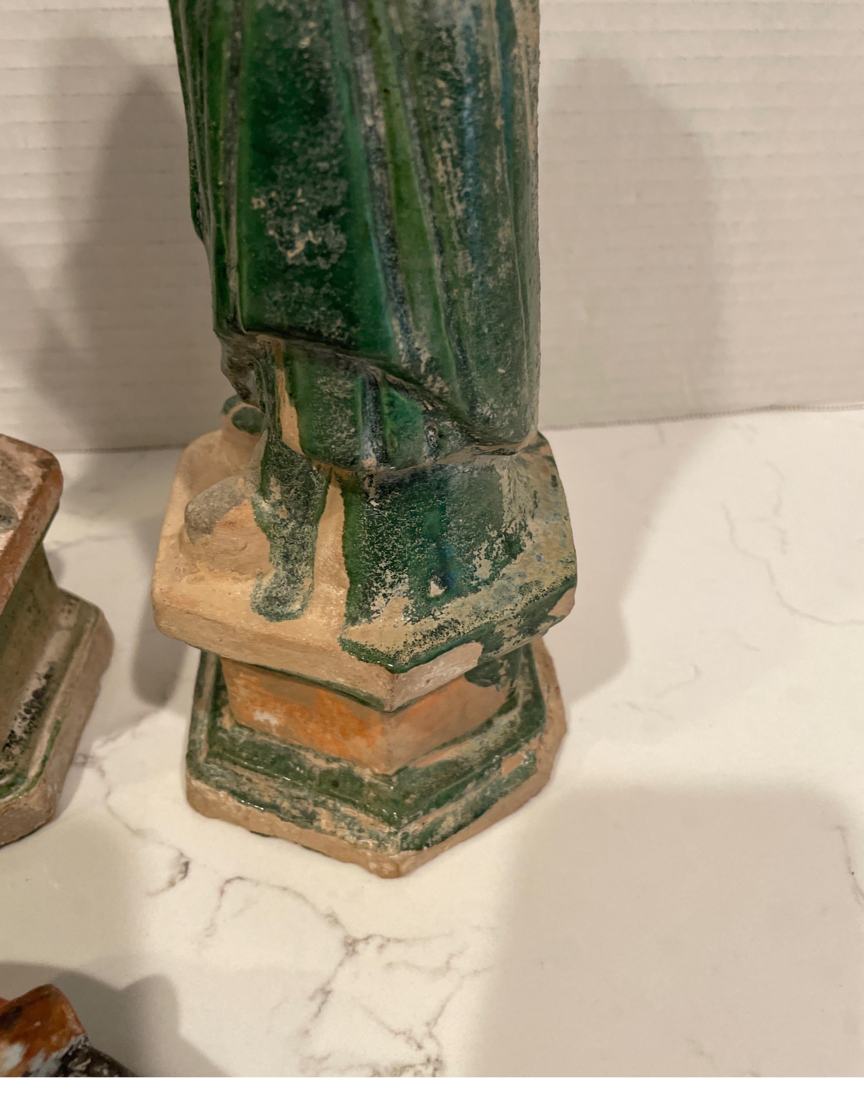 Believed to be dignity tomb figures from the Ming Dynasty  For Sale 9
