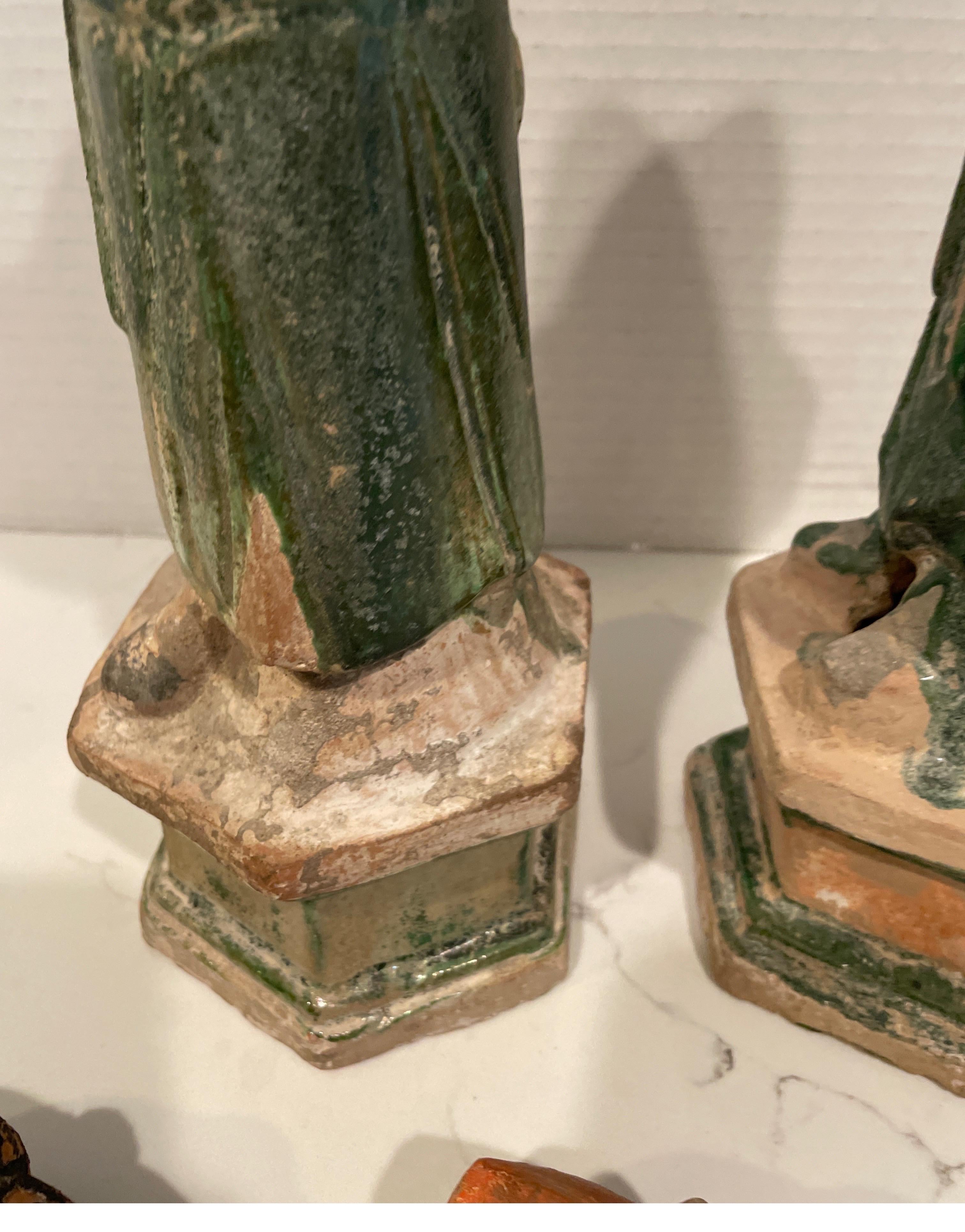 Believed to be dignity tomb figures from the Ming Dynasty  For Sale 10