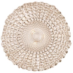 A.I.C. 19e C. Lustre Plafonnier Louis XVI en cristal