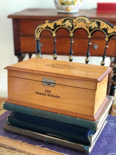 Belinda 100 Wooden Authentic Box, British American Tobacco, 1980s