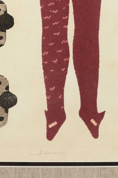 Adoracion (Adoration) Monochromatic Collography Print, 39.25x29.75 in