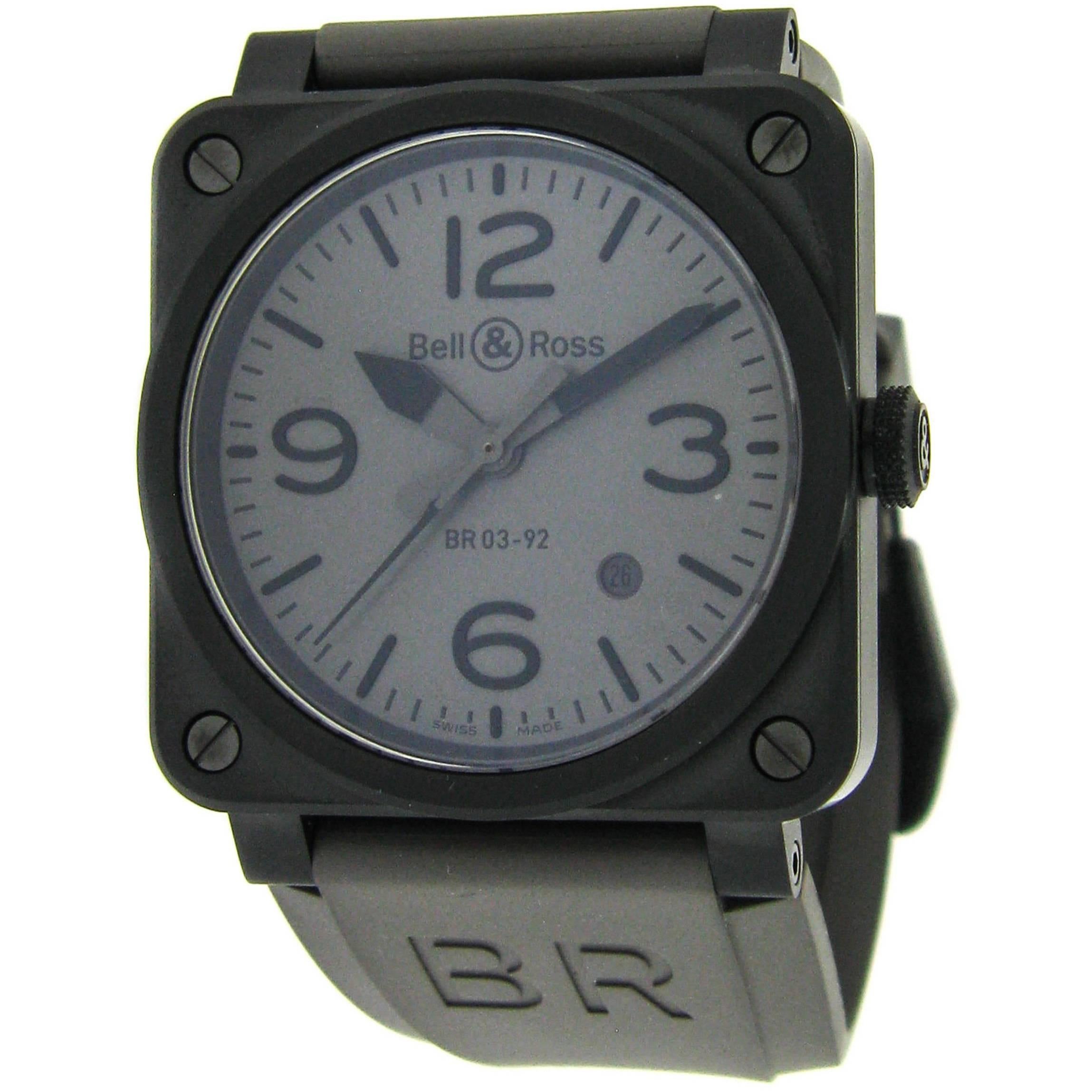 Bell & Ross Ceramic Commando Self-Winding Wristwatch