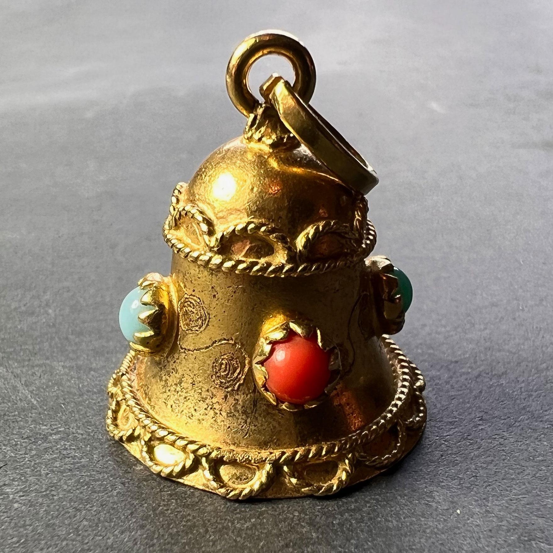 gold antique bells