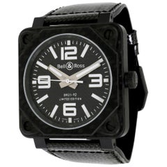 Bell and Ross Aviation BR01-92-C Men's Watch in Carbon Fiber