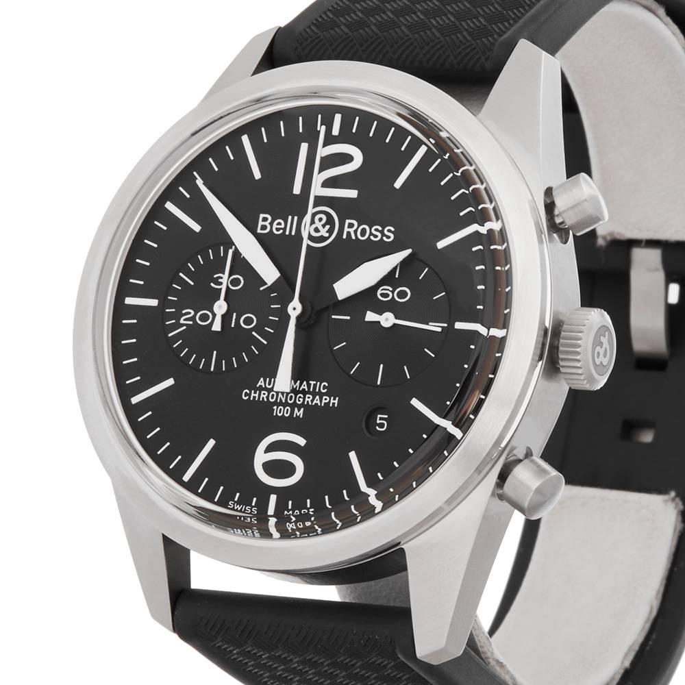 Bell and Ross BR126 Stainless Steel Men’s BR126 In Excellent Condition In Bishop's Stortford, Hertfordshire