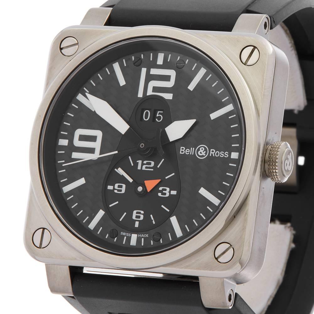 Bell and Ross GMT Titanium Men’s BR 03-51-T-01514 In Excellent Condition In Bishop's Stortford, Hertfordshire