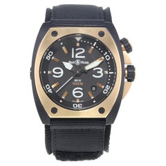 Montre automatique Bell and Ross Marine PVD en or rose 18 carats BR02PINKGOLD_CA