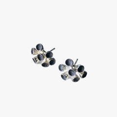 Bell Bouquet Stud Earrings in Sterling Silver by Kirsten Muenster Jewelry