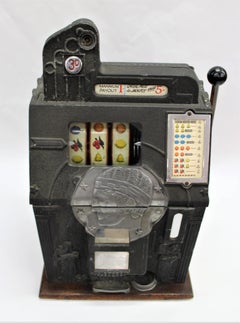 Bell Fruit Gum Company British Coin Operated Slot Machine Watling