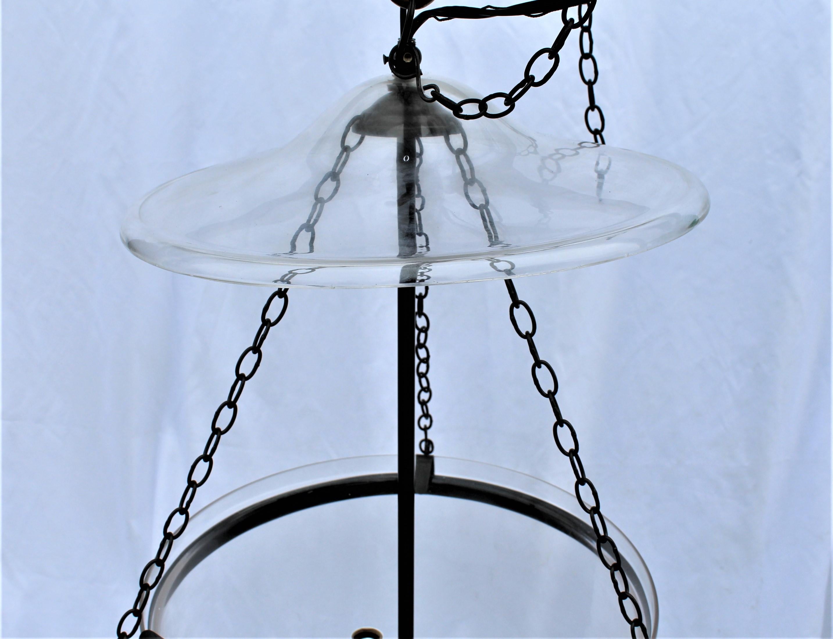 Asian Bell Jar, Clear Glass New For Sale