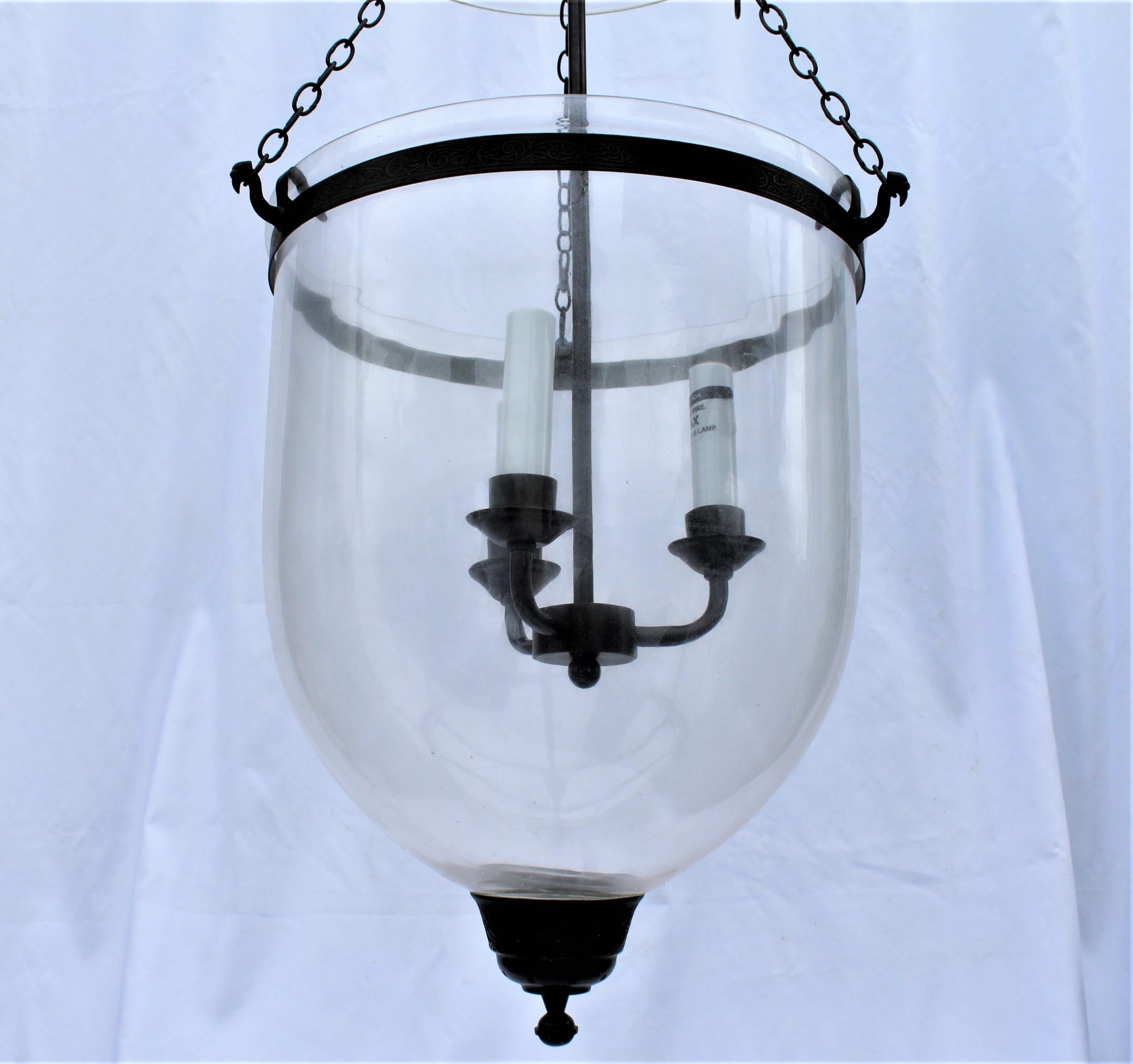 Late 20th Century Bell Jar, Clear Glass New For Sale