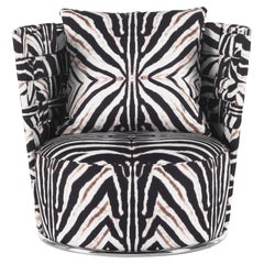 Bell Outdoor Armchair in Fabric by Roberto Cavalli Home Interiors