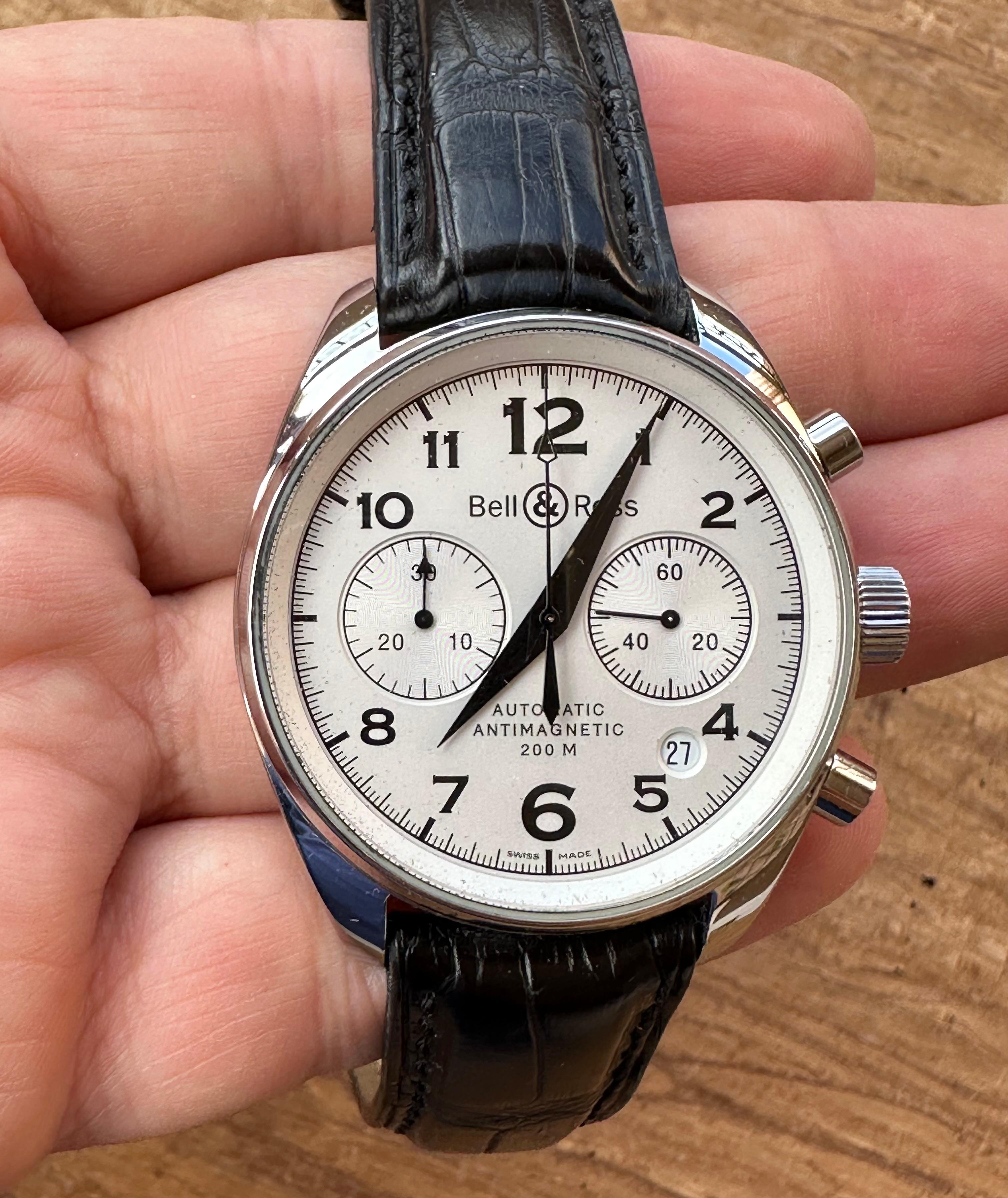 Bell & Ross 130 Chronograph Automatic Herrenuhr Automatik Antimagnétic im Angebot 1