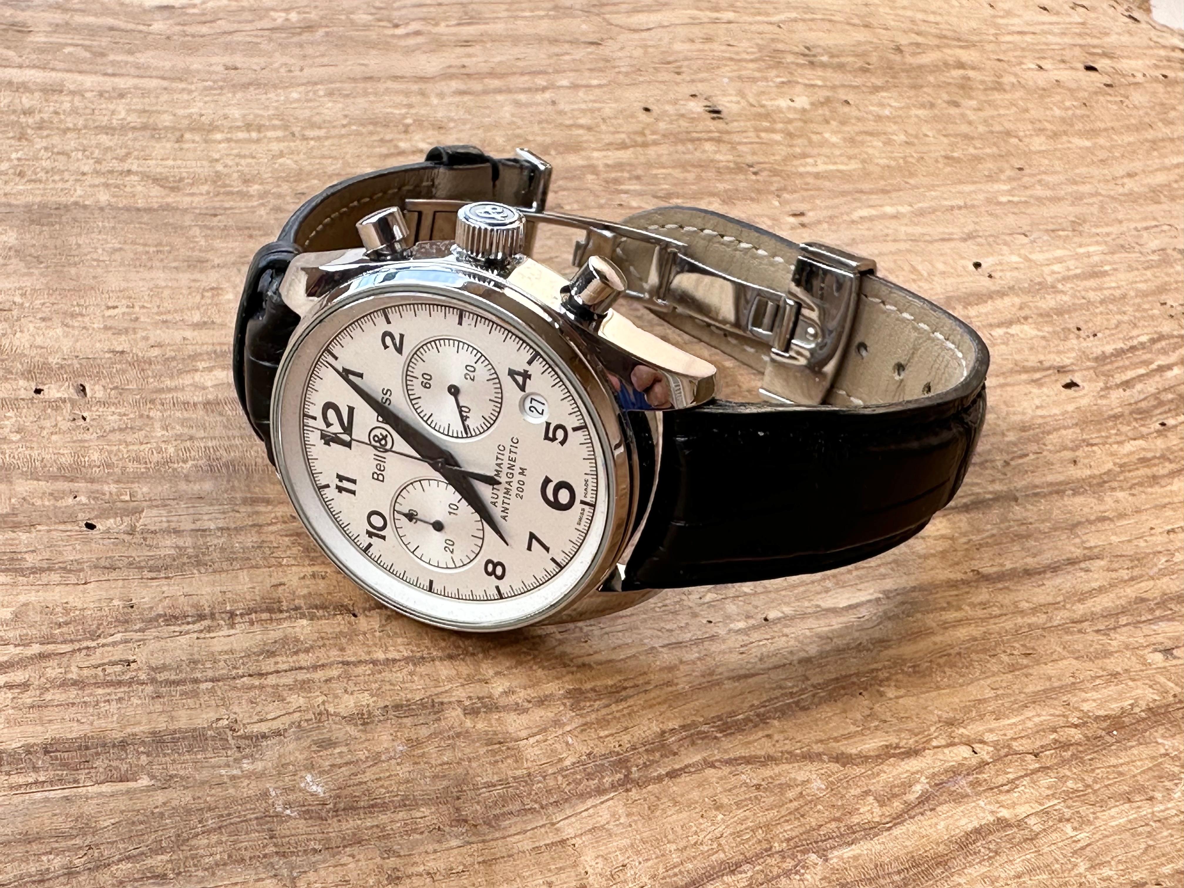 Bell & Ross 130 Chronograph Automatic Herrenuhr Automatik Antimagnétic im Angebot 3