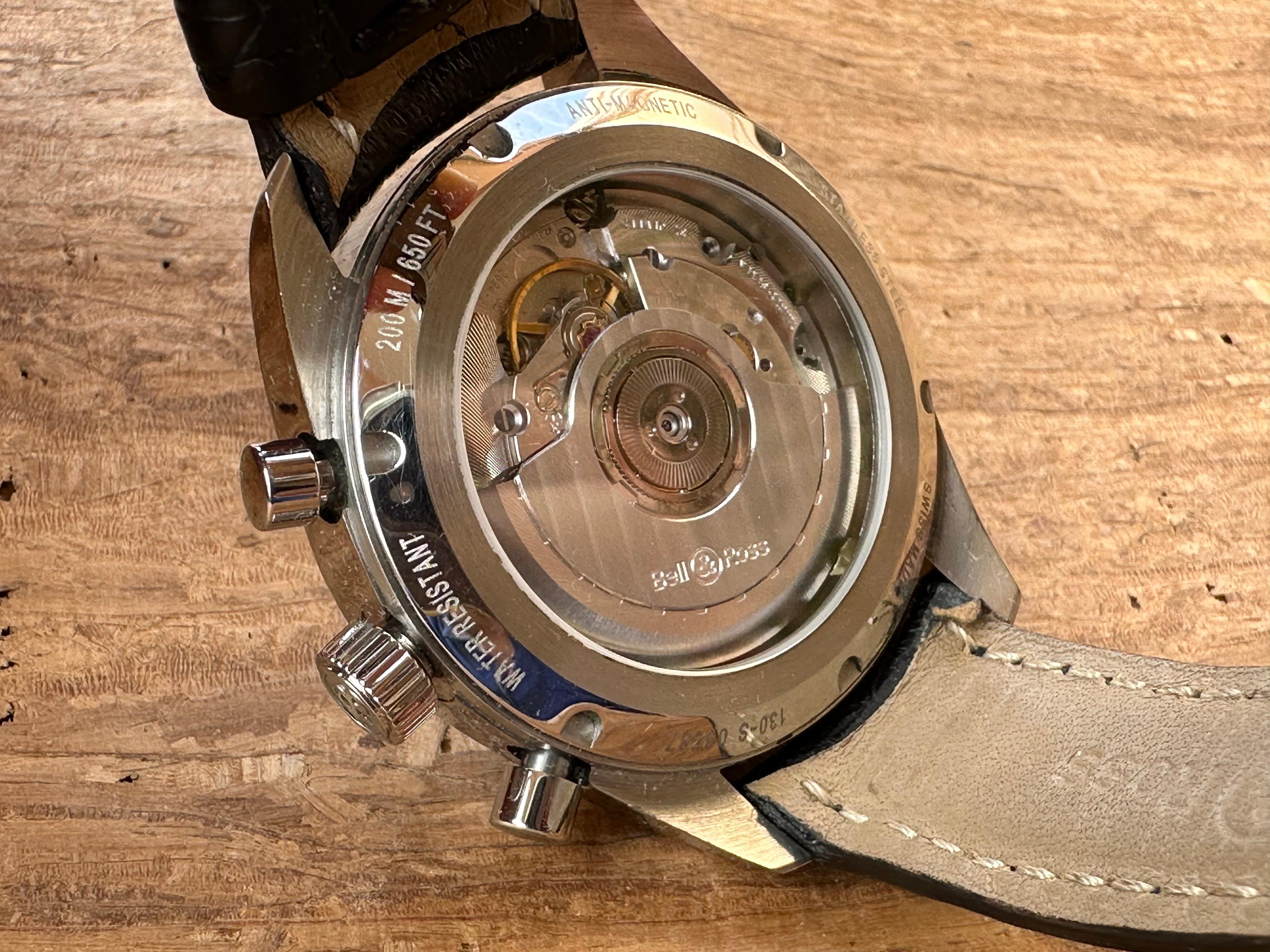 Bell & Ross 130 Chronograph Automatic Herrenuhr Automatik Antimagnétic im Angebot 5