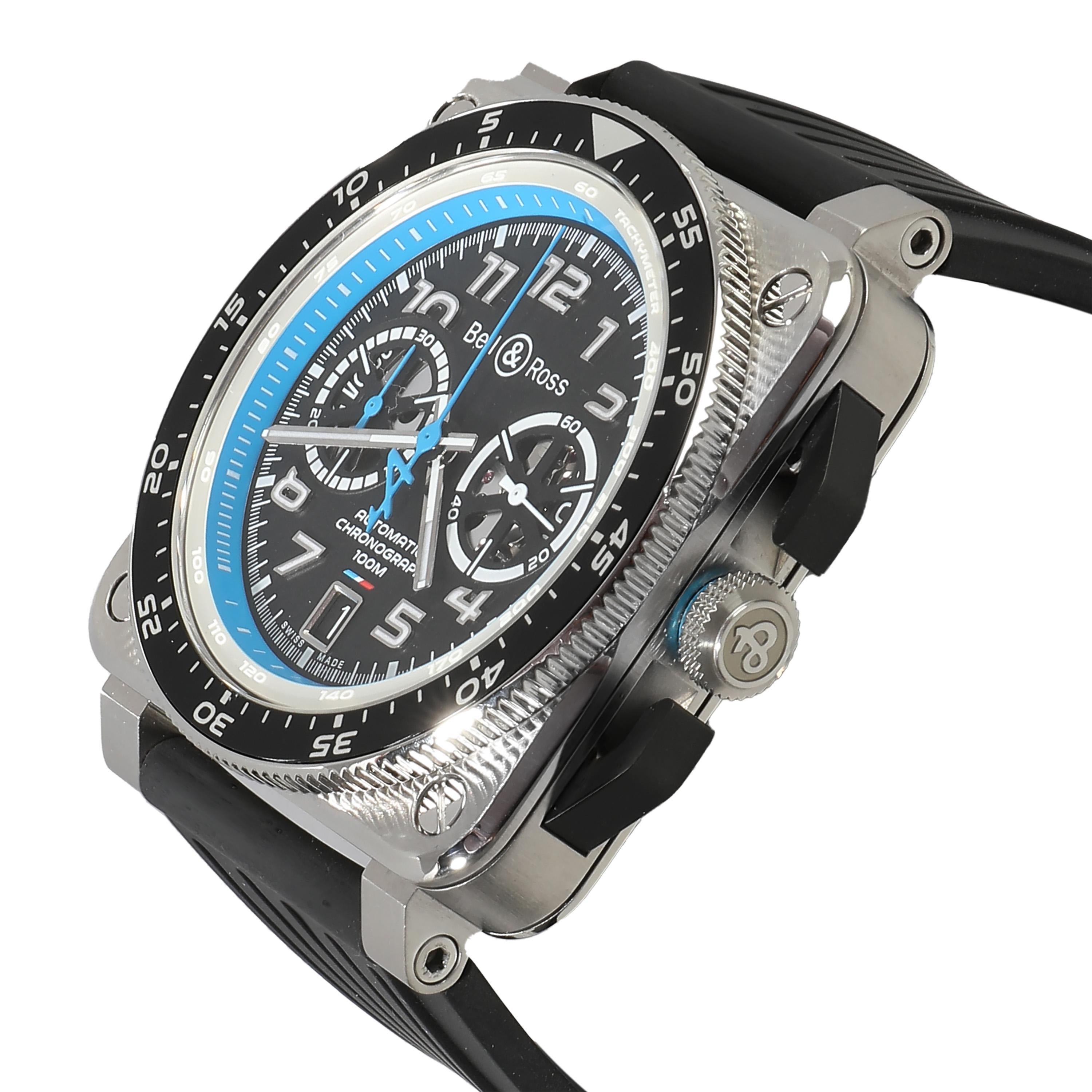 Bell & Ross Alpine F1 BR 03-94-A521 Men's Watch in  Stainless Steel In Excellent Condition In New York, NY