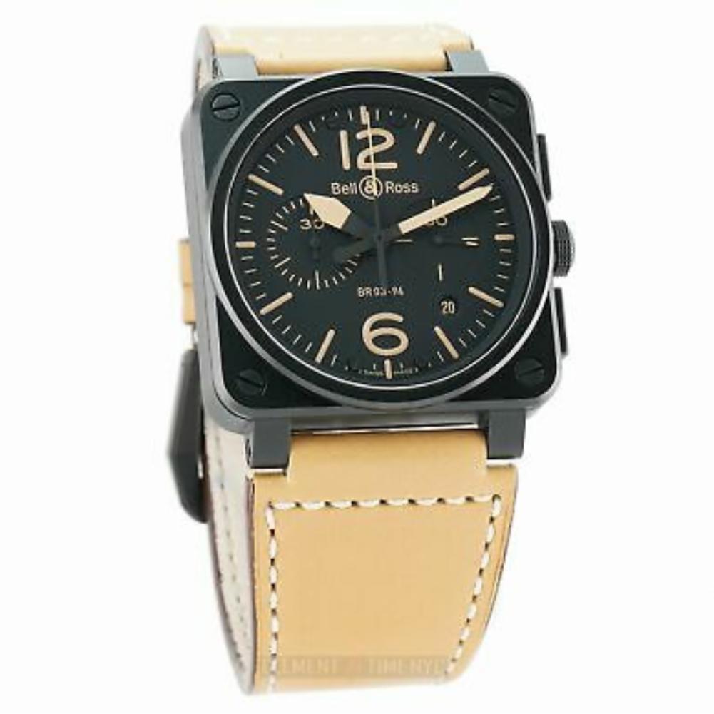 Contemporary Bell & Ross Aviation BR 03-94, Black Dial, Certified and Warranty