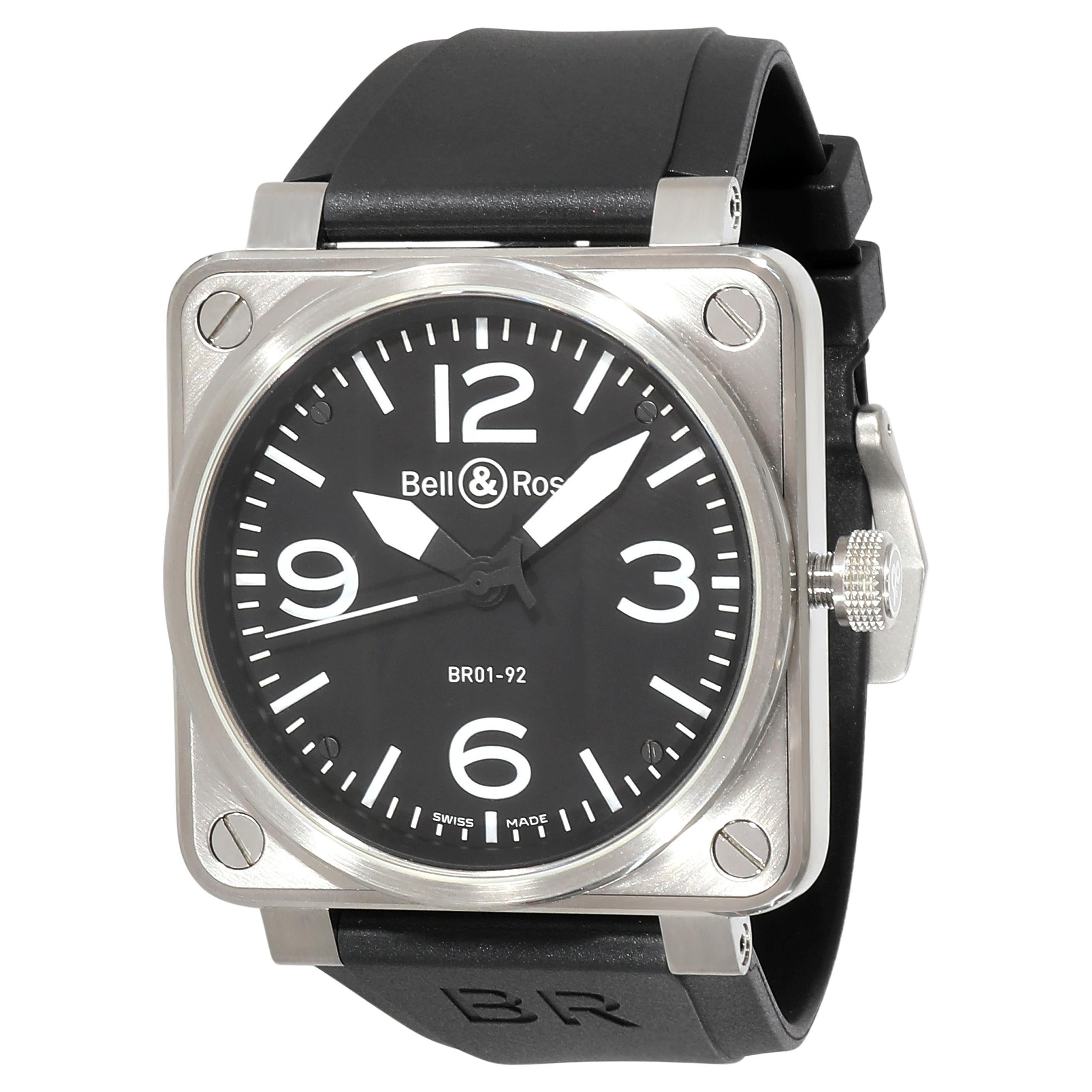 Bell & Ross Aviation BR01-92 Men's Watch in  Stainless Steel