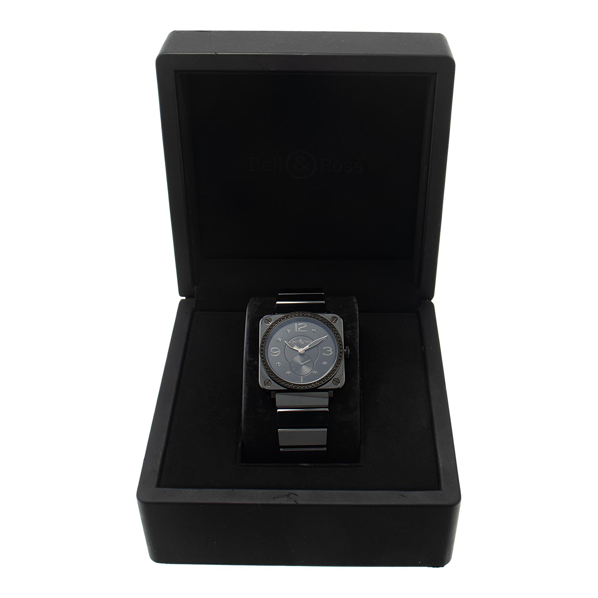 Bell & Ross Aviator 39mm BRS-98-PBCD-00756 For Sale 1