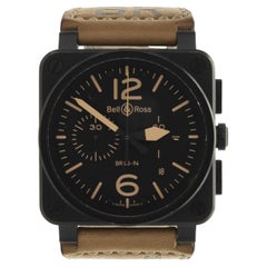 Bell & Ross - Herritage en acier inoxydable noir PVD