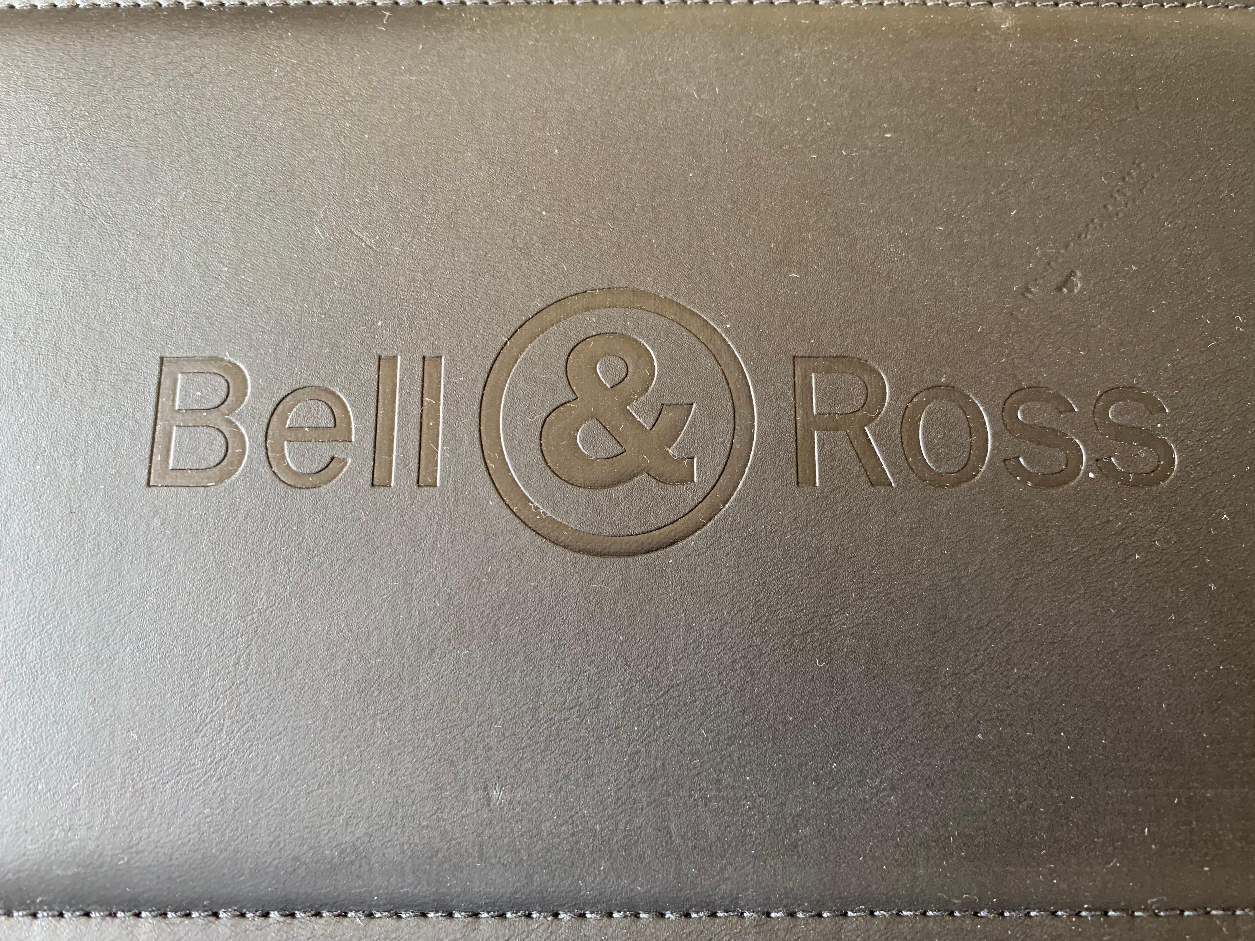Bell & Ross BR 01-92 in Stahl mit Diamantlünette an schwarzem Lederarmband im Angebot 2