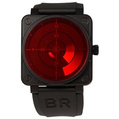 Bell & Ross: Rote Edelstahl-Uhr BR 01-92, limitierte Auflage