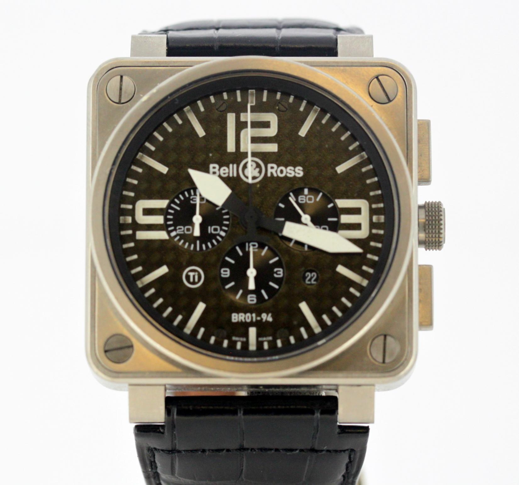 Bell and Ross BR 01-94 Chronographe or 