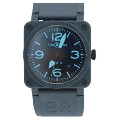 Bell & Ross BR 03-92 Ceramic Blue BR 03-92-CB - 42mm - Set complet - 2018
