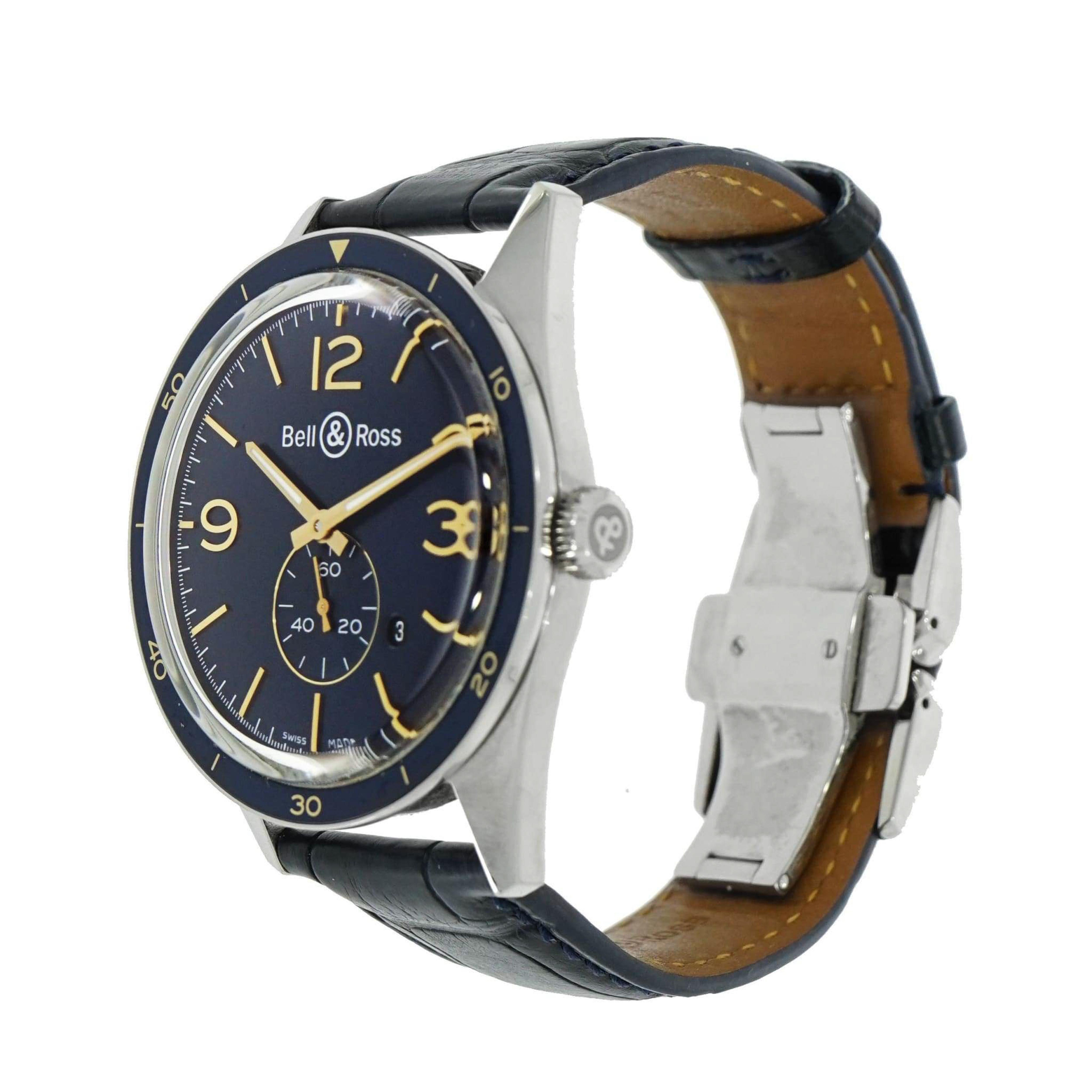 Bell And Ross Watches >> Bell Ross Br 123 Aeronavale Blue Dial Watch Bell And Ross Watches >> Bell Ross Br 123 Aeronavale Blue Dial Watch