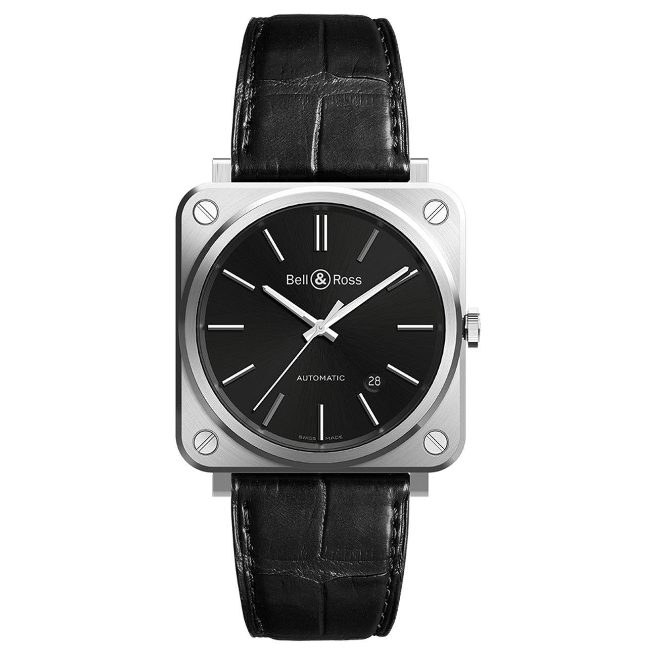 Bell & Ross BR S-92 Black Steel Wristwatch