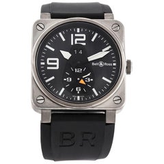 Bell & Ross BR03-51 GMT Titanium and Stainless Steel Watch