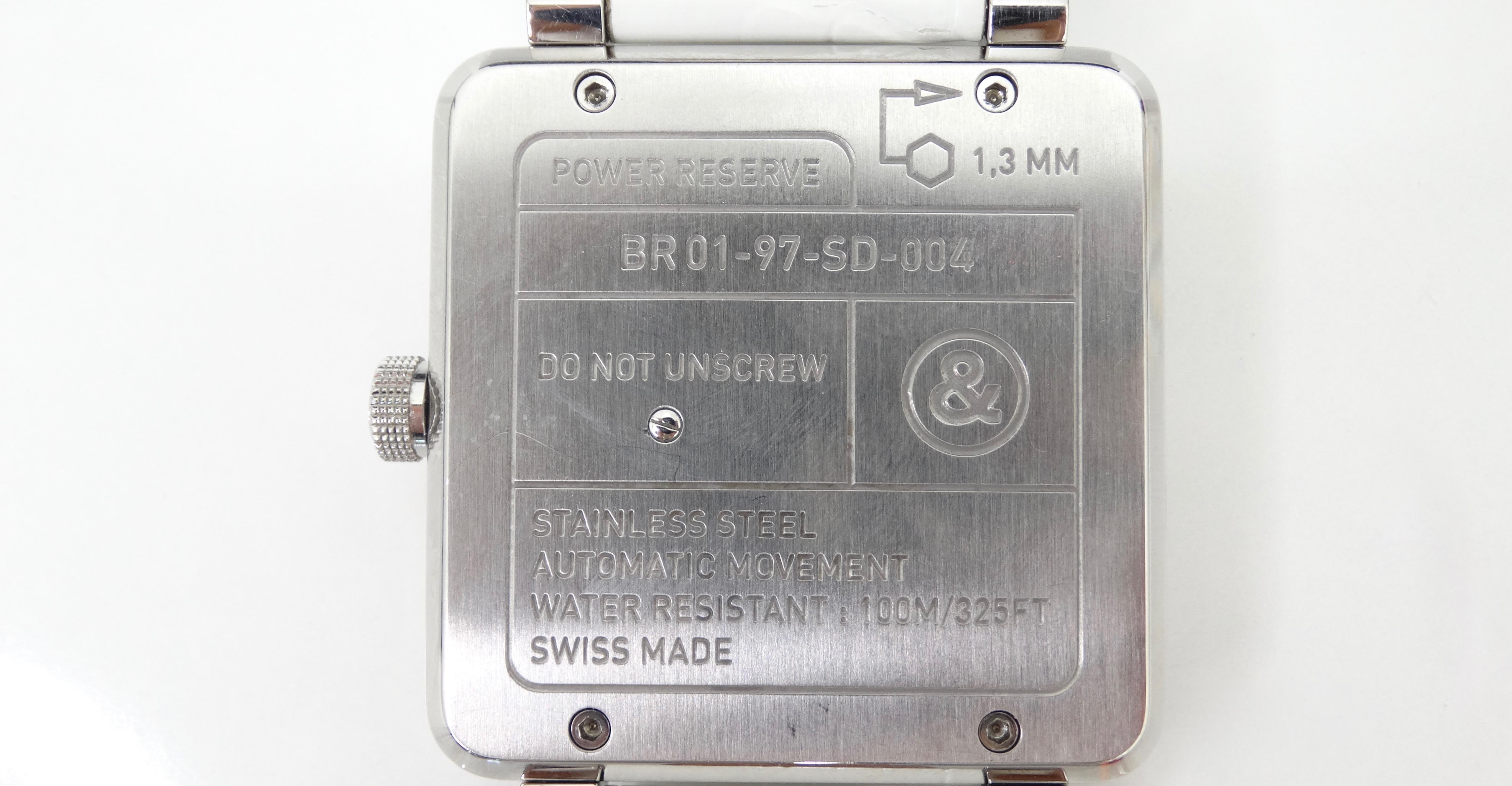 Bell & Ross Watch Diamond Encrusted BR 01-97 Power Reserve  2